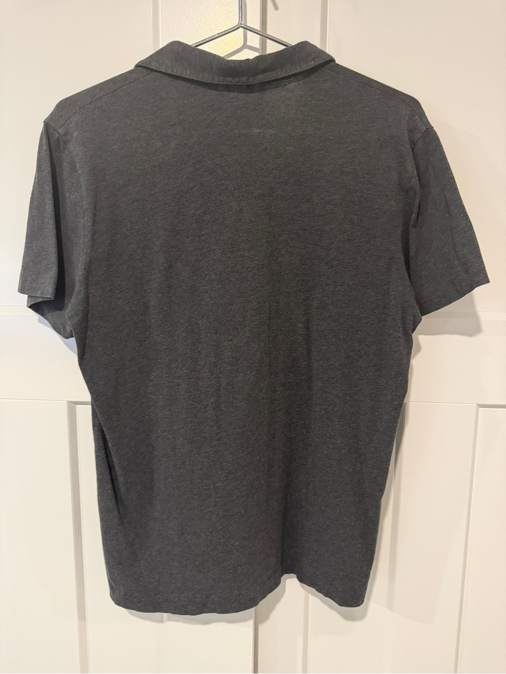 Classic Men's Dark Gray Polo Shirt - Picture 4 of 4